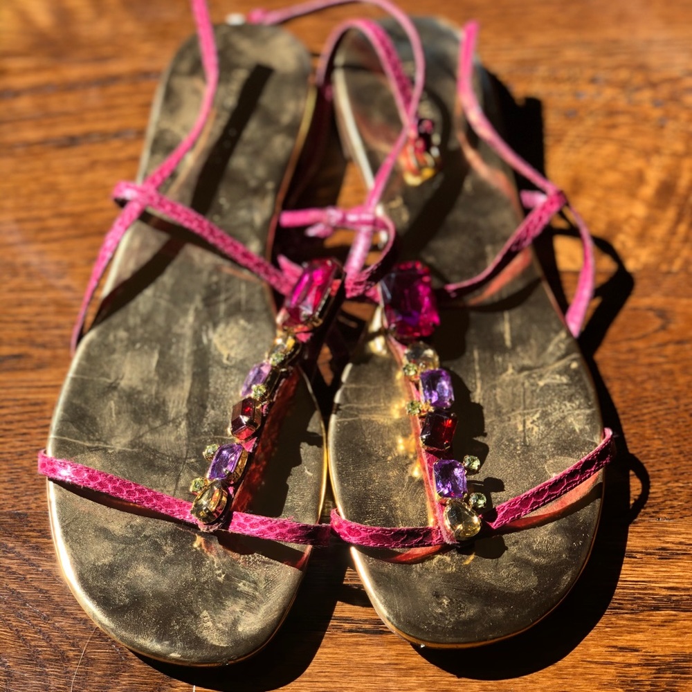 Jeweled sandals